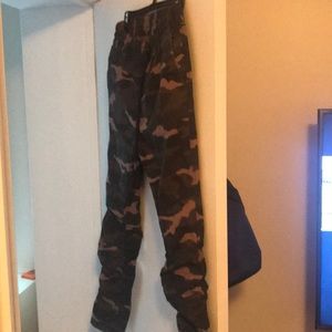 Camo jogger pants